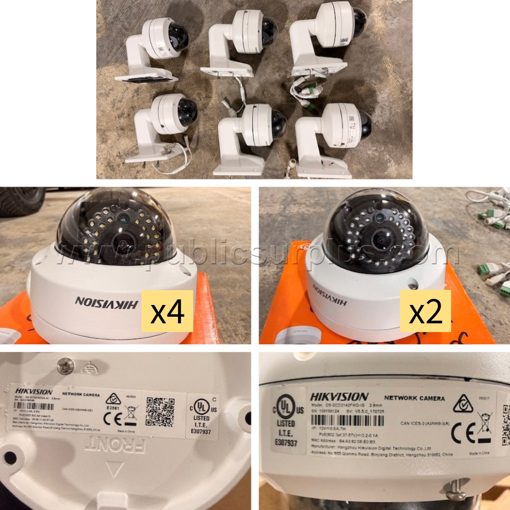 Mixed Hikvision DS-2CD2143G2-IU (x4) and Hikvision DS-2CD2142FWD-I(x2) — photo 1