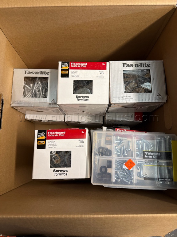Lot of Assorted Screw Boxes -A — photo 1