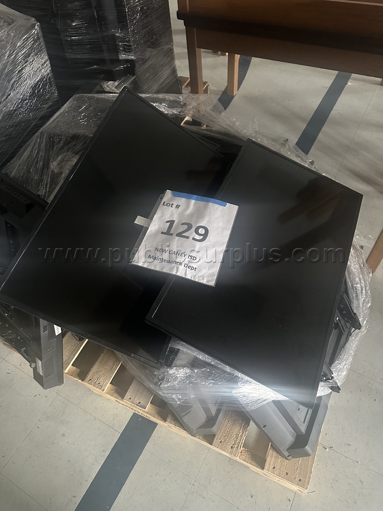Lot #129 BROKEN TVS — photo 1