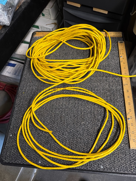 Two Partial Rolls of Cat .6 UTP Cable - A — photo 1