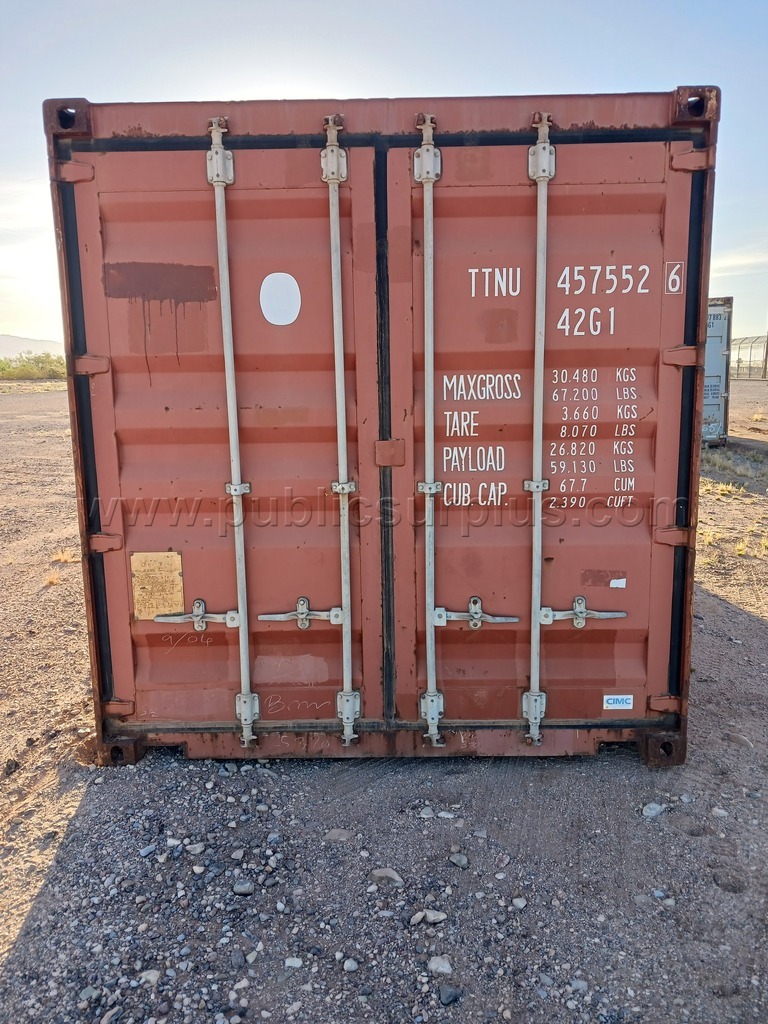 (1) 40' Storage Container - Used #TTNU 457552 — photo 1