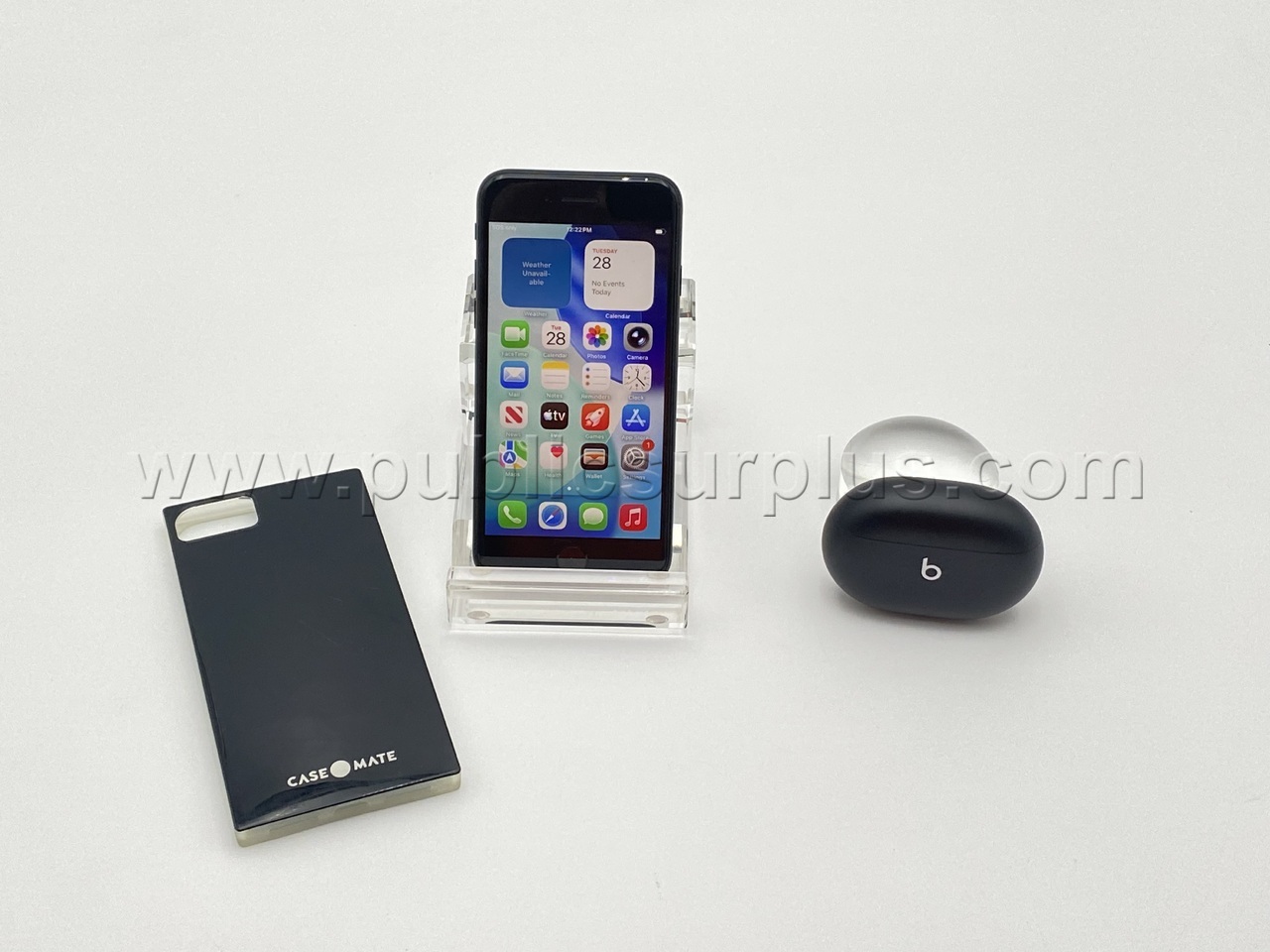 1 Apple iPhone  with Beats Studio Buds - Shipping $9.99 /RA — photo 1