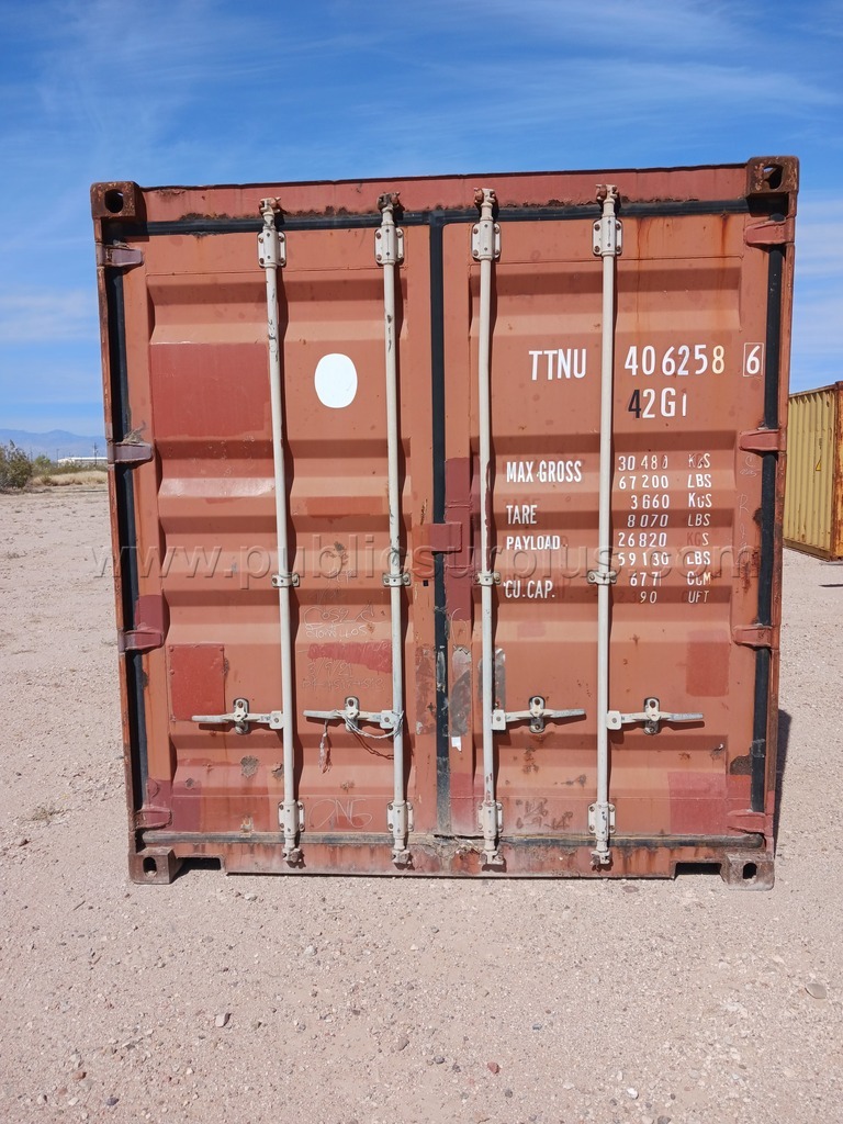 (1) 40' Storage Container - Used #TTNU 406258 — photo 1