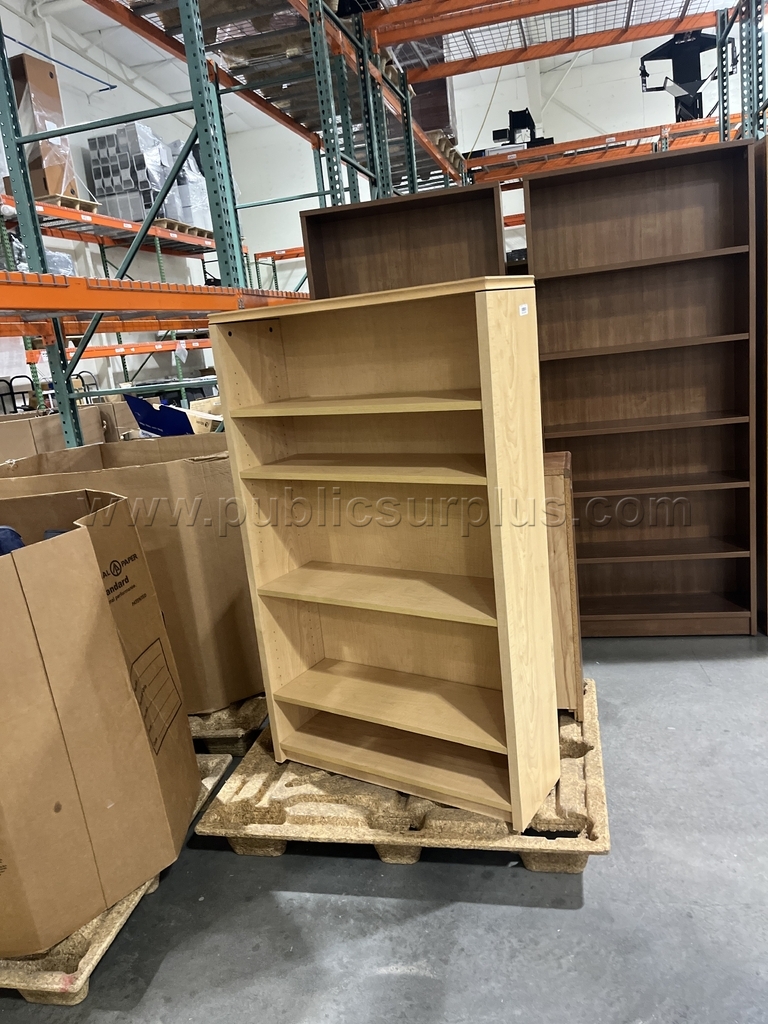 Wooden Bookcase -By Steel 107-ZW — photo 1
