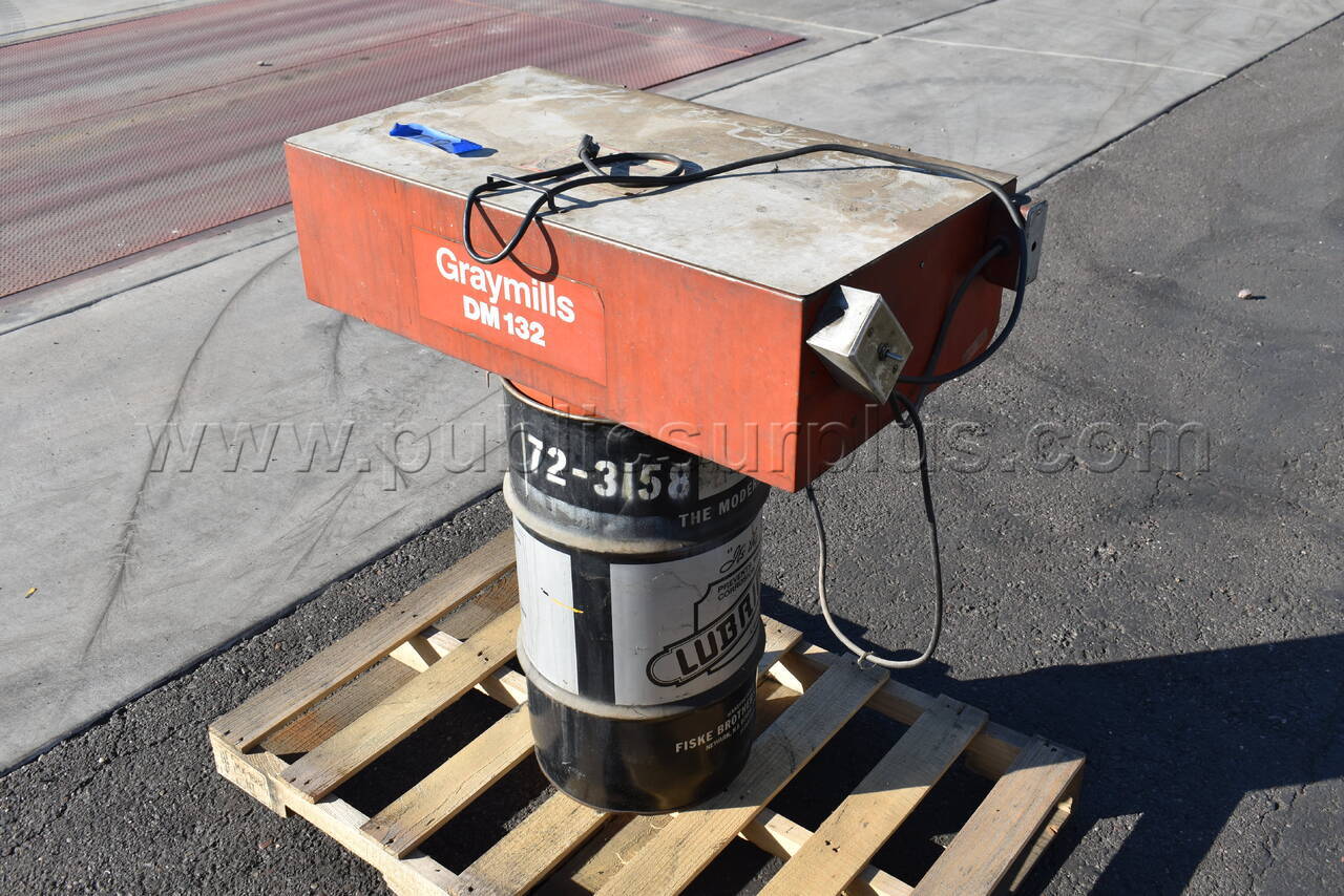 Graymills DM 132 Drum Mounted Recirculating Parts Cleaner — photo 1