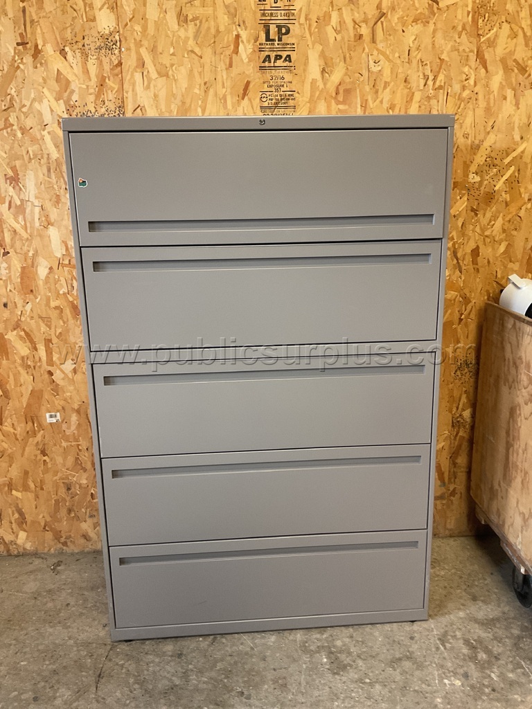 1-5 Drawer Lateral File Cabinet Lot # 4734 — photo 1