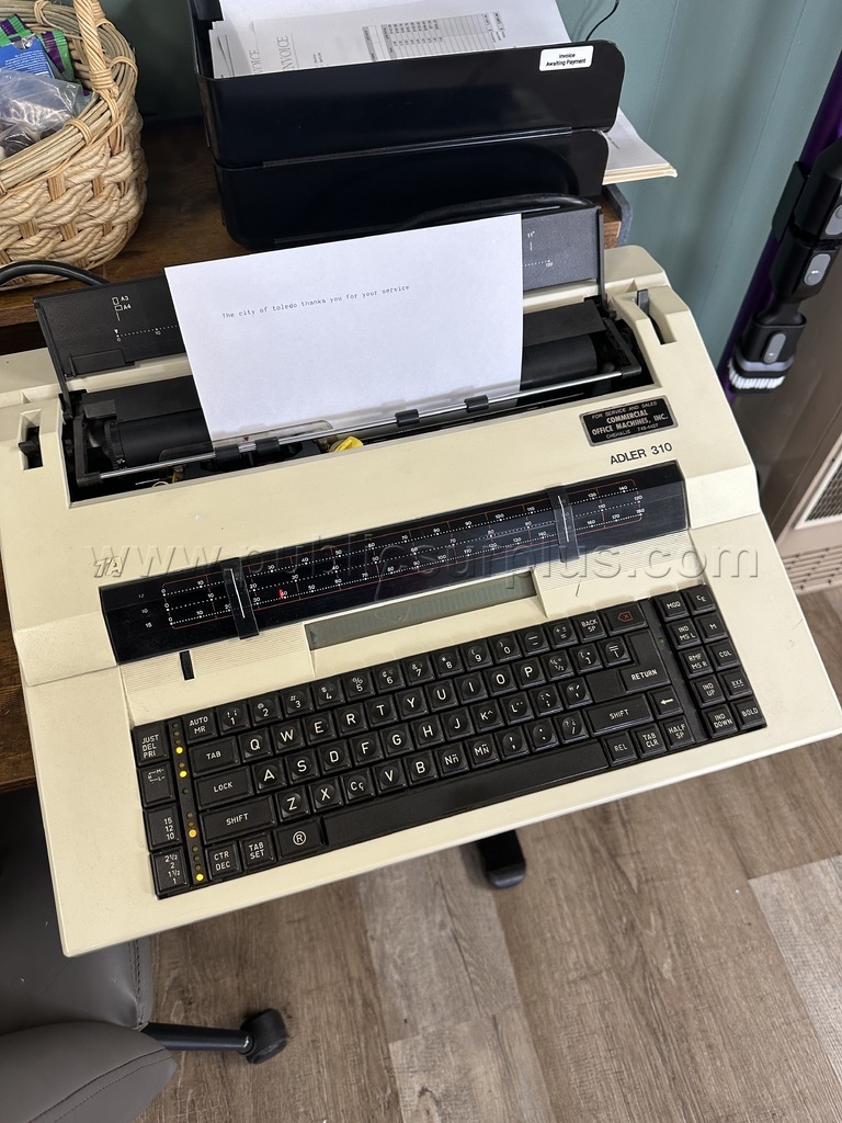 TA Adler 310 Electronic Typewriter - Tested & Working - Vintage Office Machine — photo 1