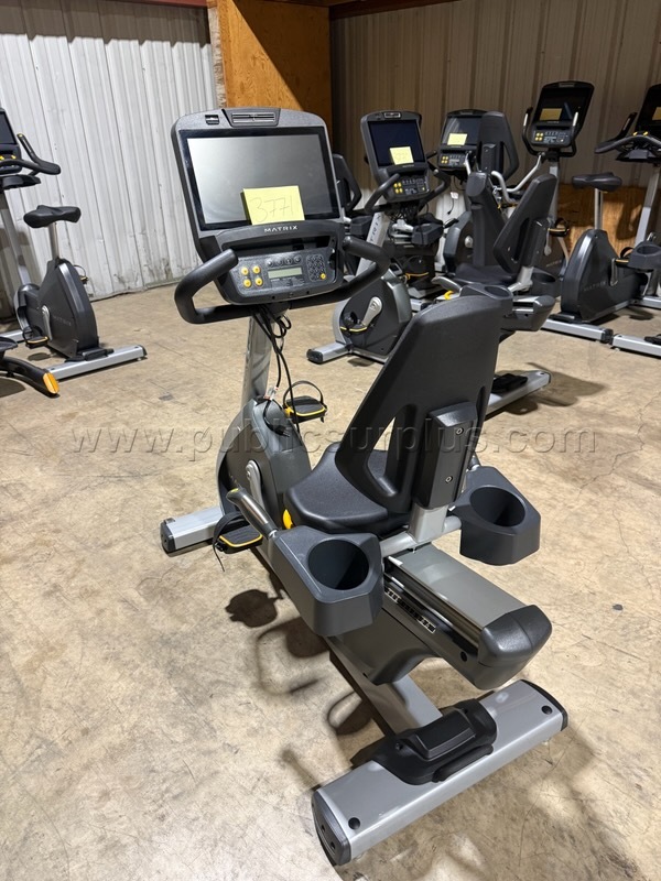 Lot of 1 - Matrix Recumbent Exercise Bike — photo 1