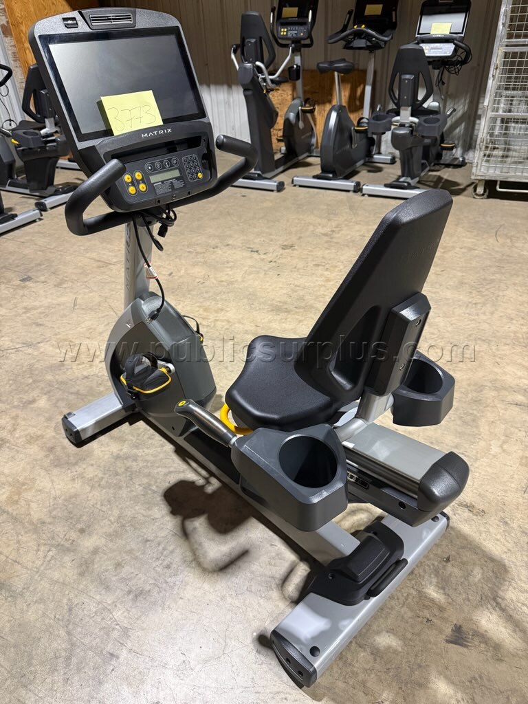 Lot of 1 - Matrix Recumbent Exercise Bike — photo 1