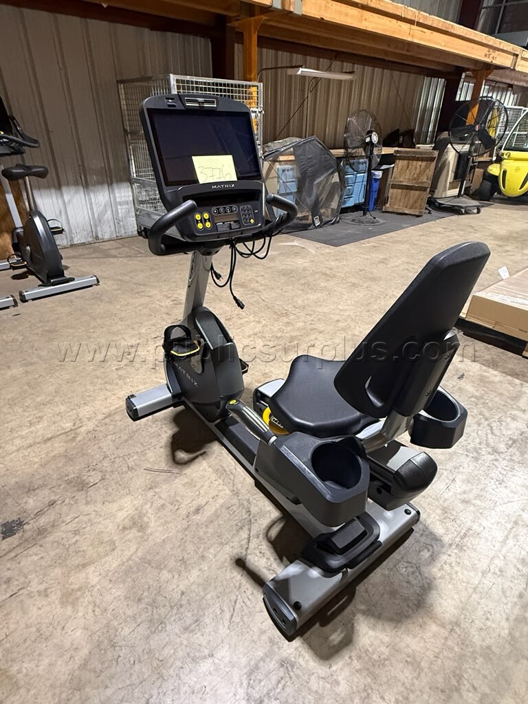 Lot of 1 - Matrix Recumbent Exercise Bike — photo 1