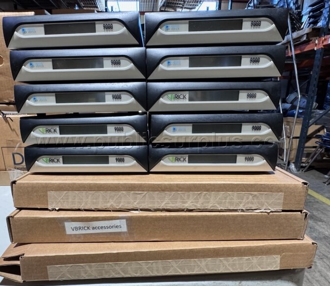 Lot (10) VBRICK HPS 9000 Series — photo 1
