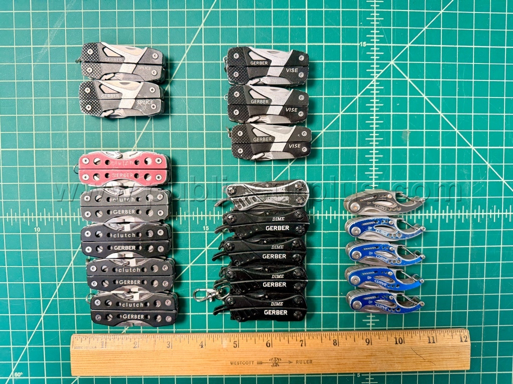 Assortment of Gerber Mini Multi-Tools  - QTY 20 - Shipping $12.00 — photo 1