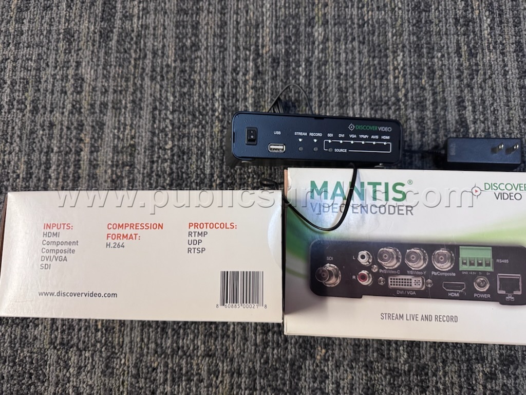 Lot (3) Discover Video Mantis Encoder — photo 1