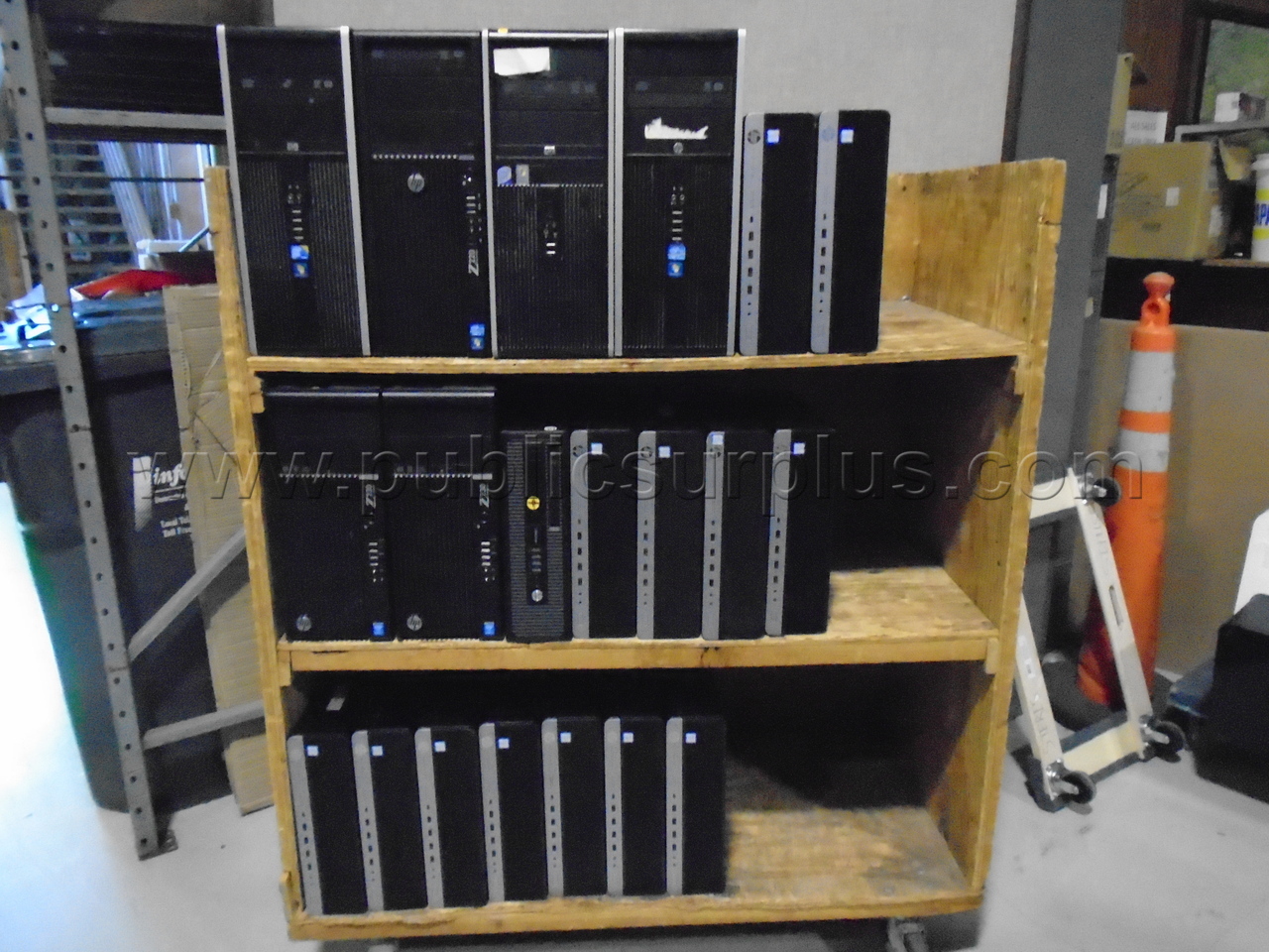 Lot of 20 HP computers - For parts — photo 1