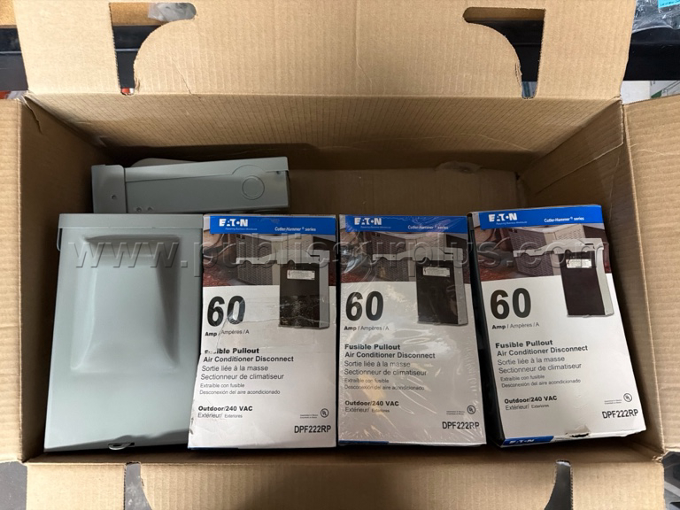 Lot of 60 Amp AC Disconnect Boxes (13) - A — photo 1