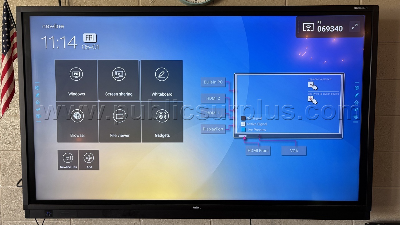 75" Newline Smartboard — photo 1