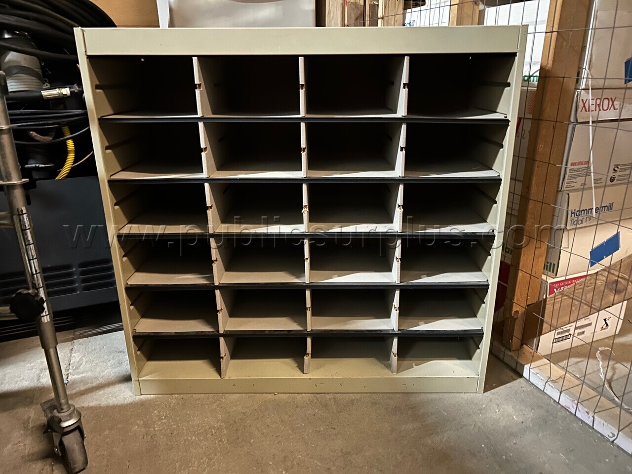 Shelf with Cardboard Dividers — photo 1