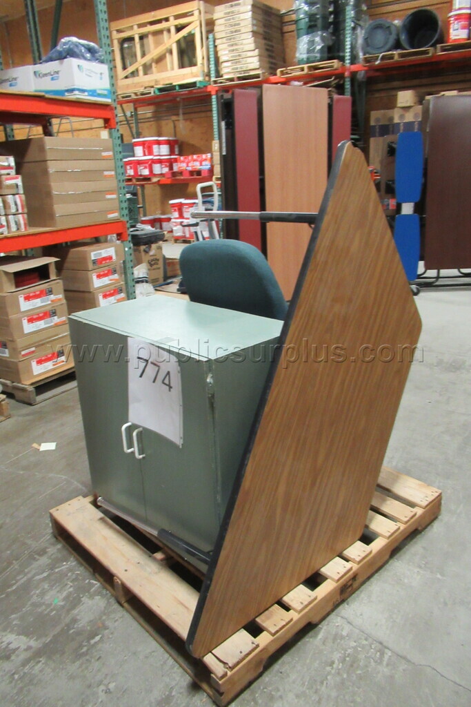 TABLE / OFFICE CHAIR / CABINET - PALLET 774 — photo 1