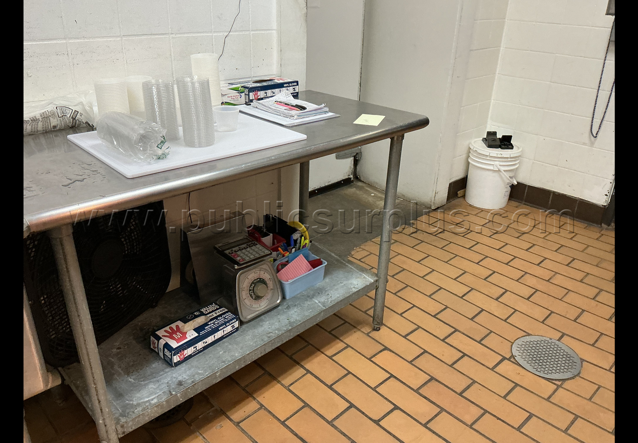 Stainless Prep Table — photo 1