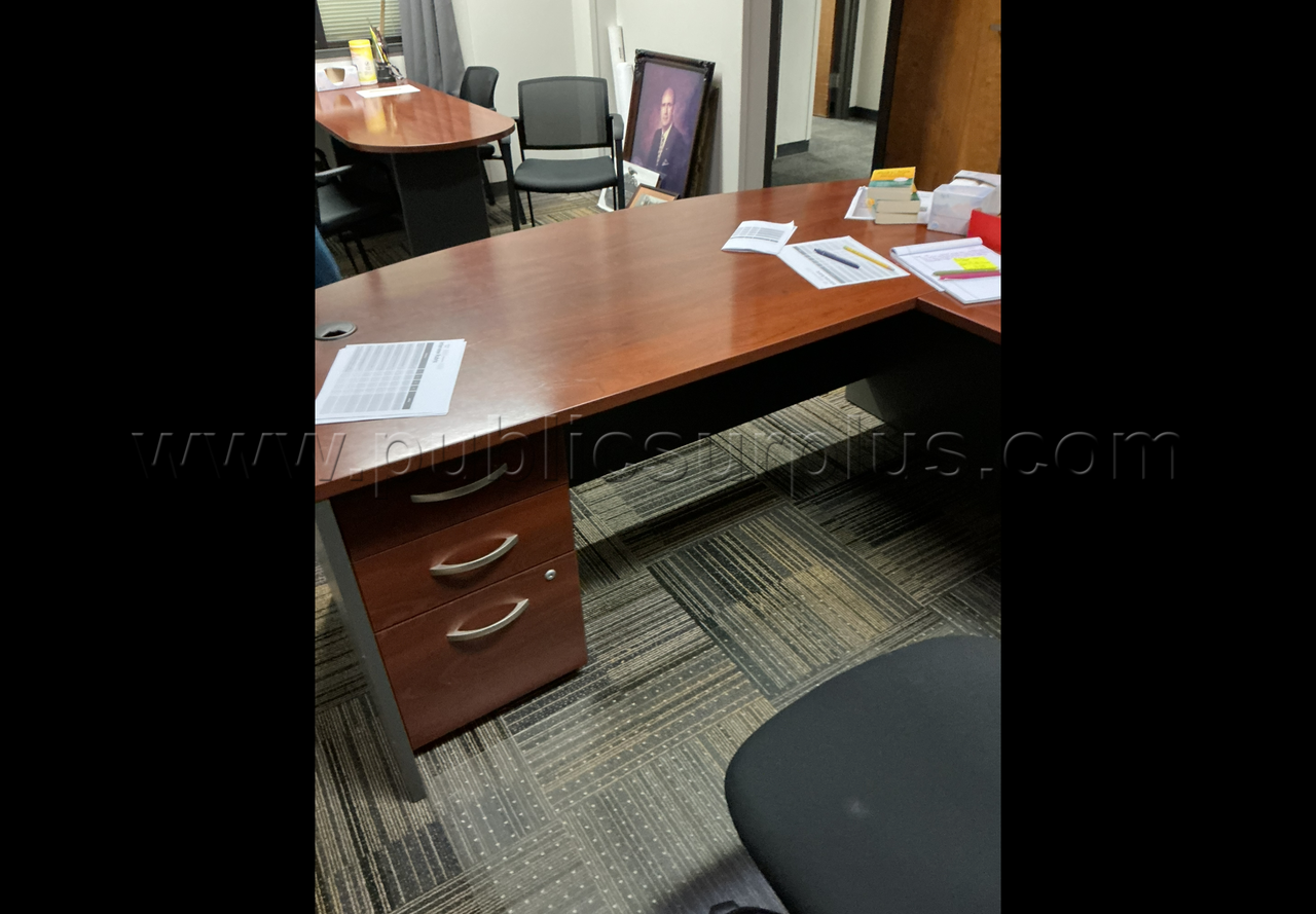 3 piece Office Desk With 2 Conference Tables — photo 1