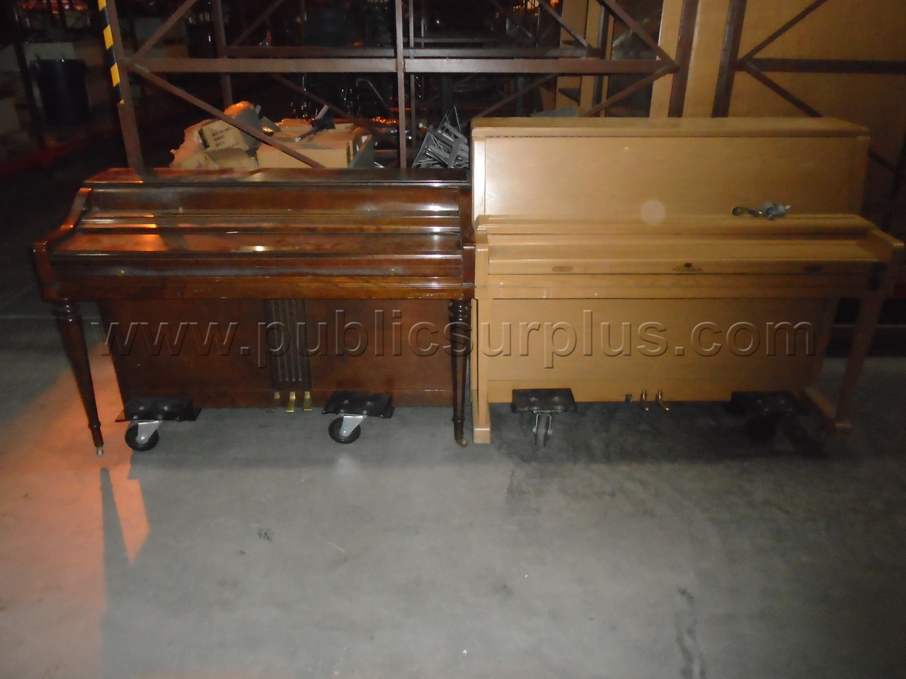 3 WURLITZER PIANOS — photo 1