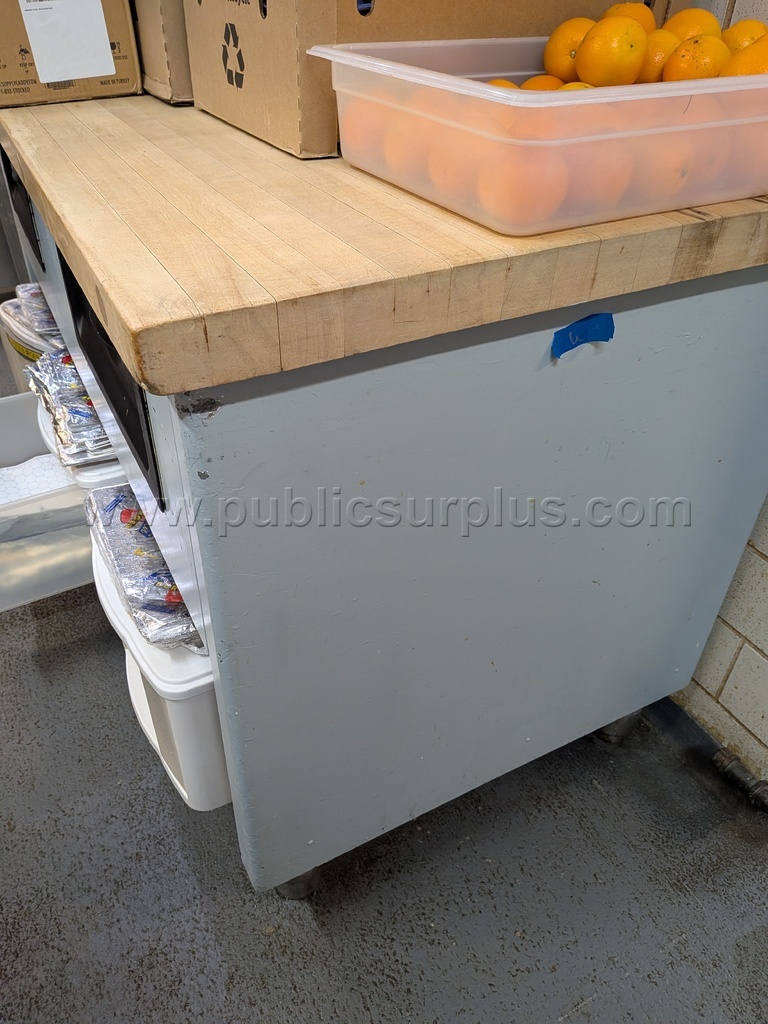 Butcher Block Top Work Table 2 — photo 1