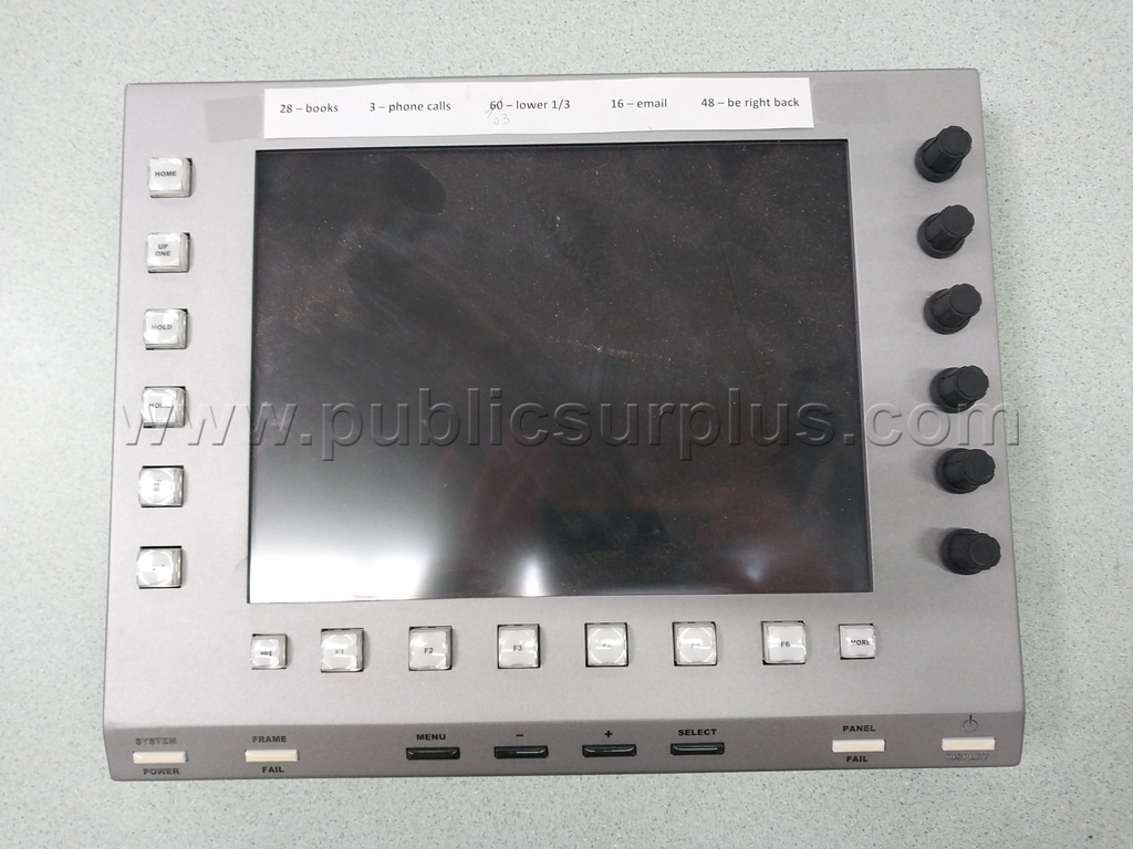 Touchscreen Display Panel, Ross Video Vision — photo 1