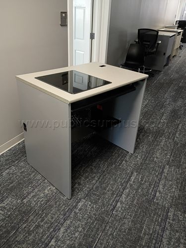 DownView desk top multimedia podium-off white (220105NB) — photo 1