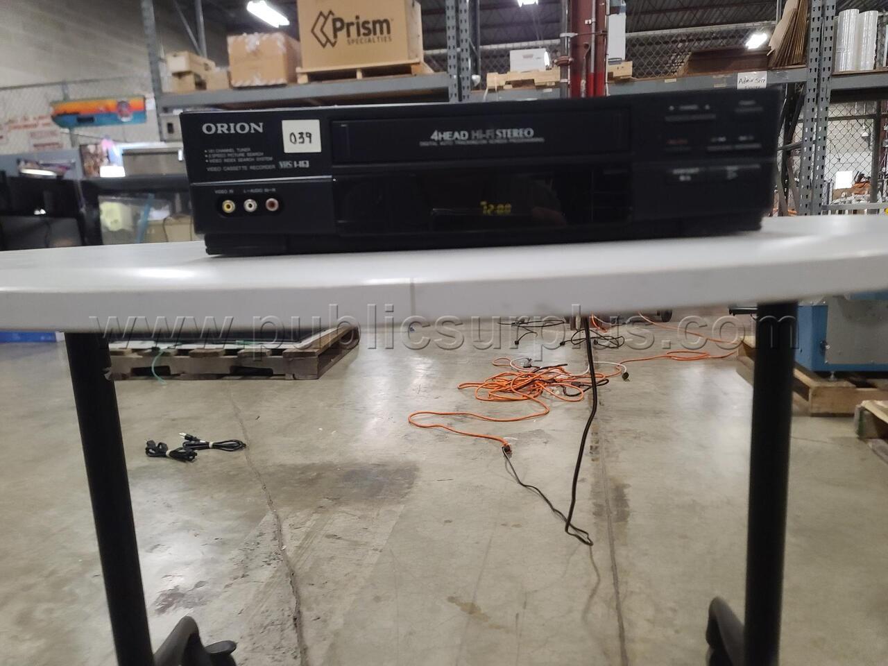 Orion VR5000 VHS VCR 4-Head Hi-Fi Stereo Player - Video Cassette Recorder — photo 1