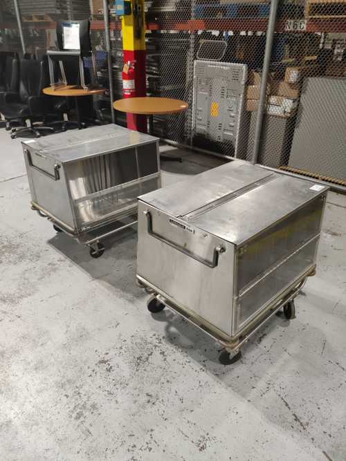 Two Lincoln Frick Dish Carts — photo 1