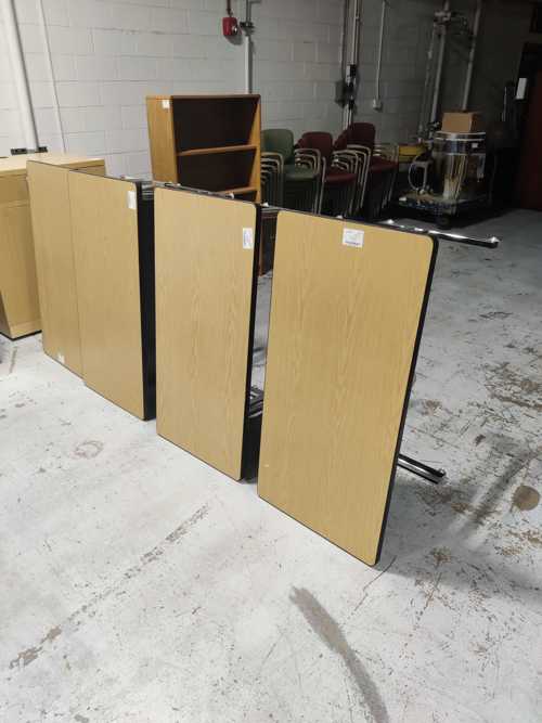 Four Metal-Framed Desks  — photo 1