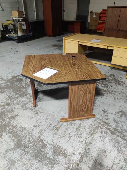 Wood-tone Corner Desk 