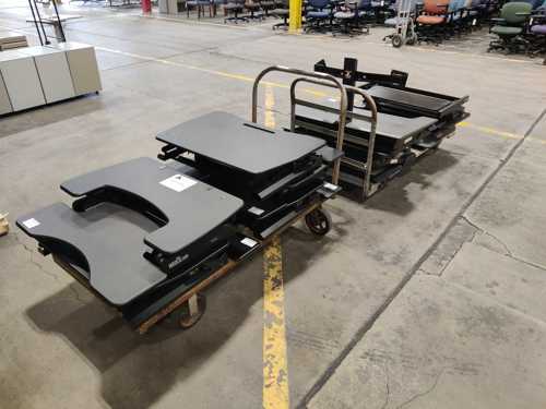 Nine Standing Desk Converters