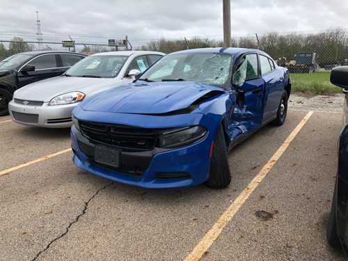 Tow Out 2022 Dodge Charger 4DR AWD Police Sedan Last Known 59,499 Miles P0950 — photo 1