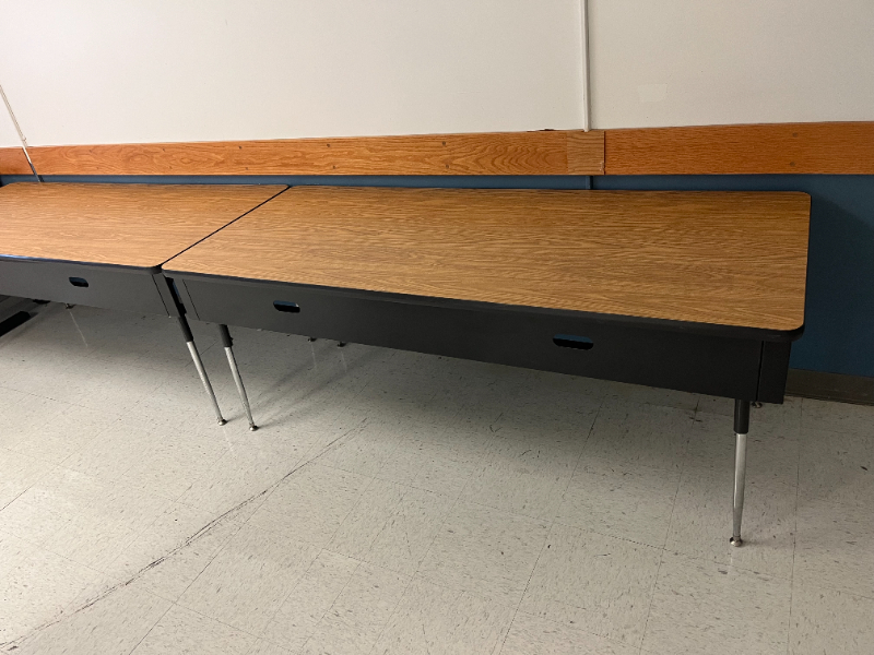 LIGHT BROWN CONFERENCE TABLES — photo 1
