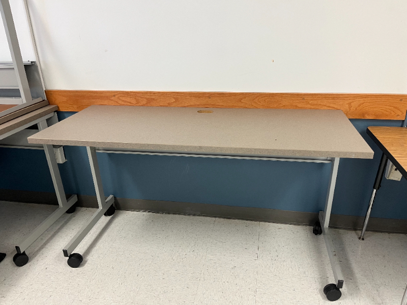 LIGHT GRAY CONFERENCE TABLES — photo 1