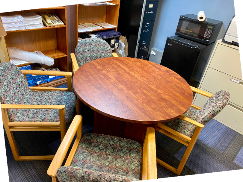 Conference Table w/Four Chairs