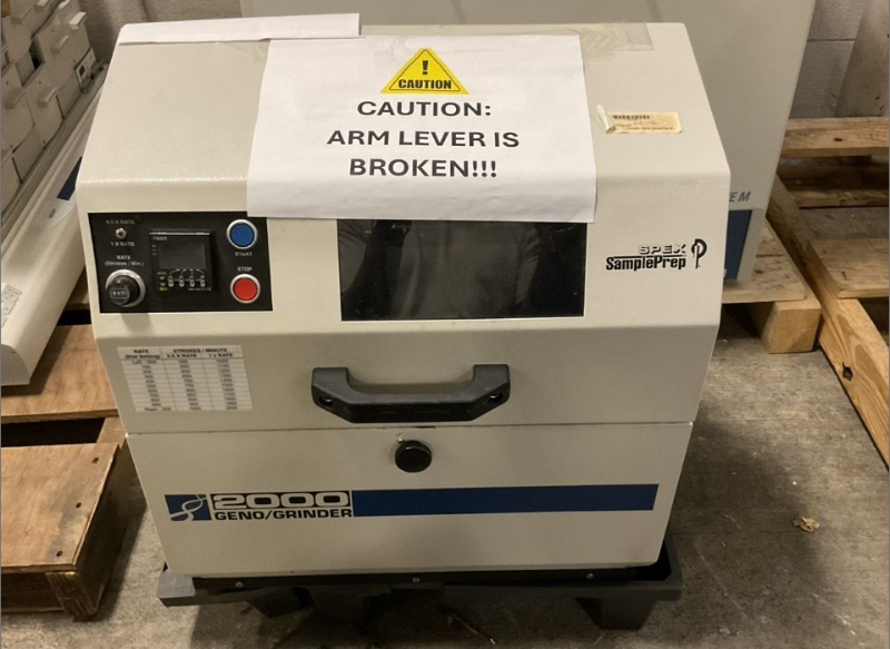 SPEX Sample Prep Grinder