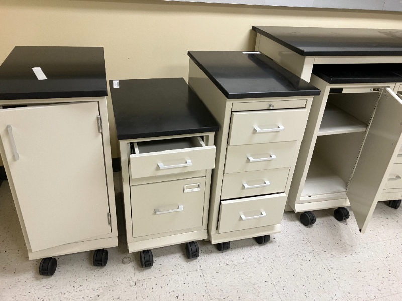 LABORATORY STORAGE CABINETS (ON WHEELS) — photo 1