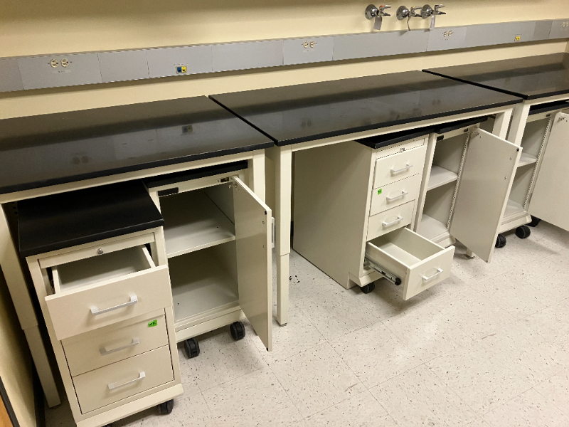 LABORATORY TABLES AND STORAGE — photo 1