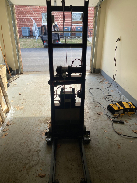 Motorized Stair Climber with Forklift