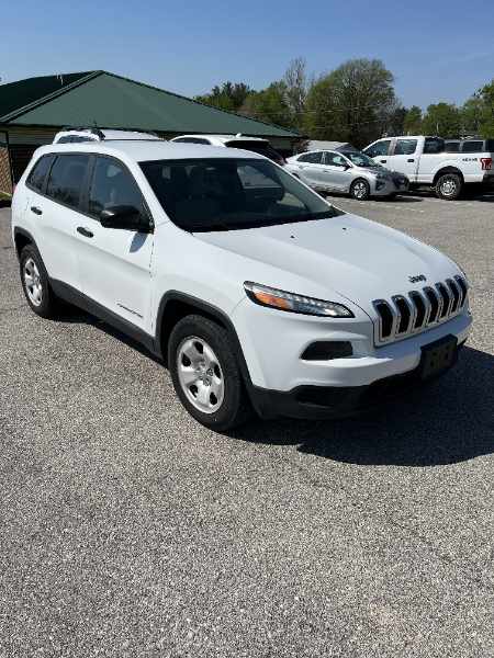 2016 JEEP CHEROKEE 4 DOOR SUV 4X4 (WHITE)