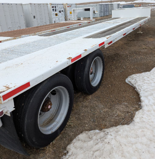 1985 HOBBS SD804296 Platform Semi-Trailer — photo 1