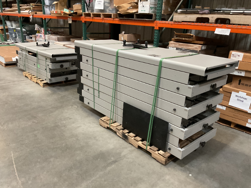 Datum Mobile Aisle Shelf Storage — photo 1