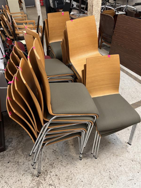One Lot of Wooden Chairs (Est 45 ea) — photo 1