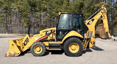 2013 Caterpillar 420F, 4WD Front-end Bucket Loader with Backhoe