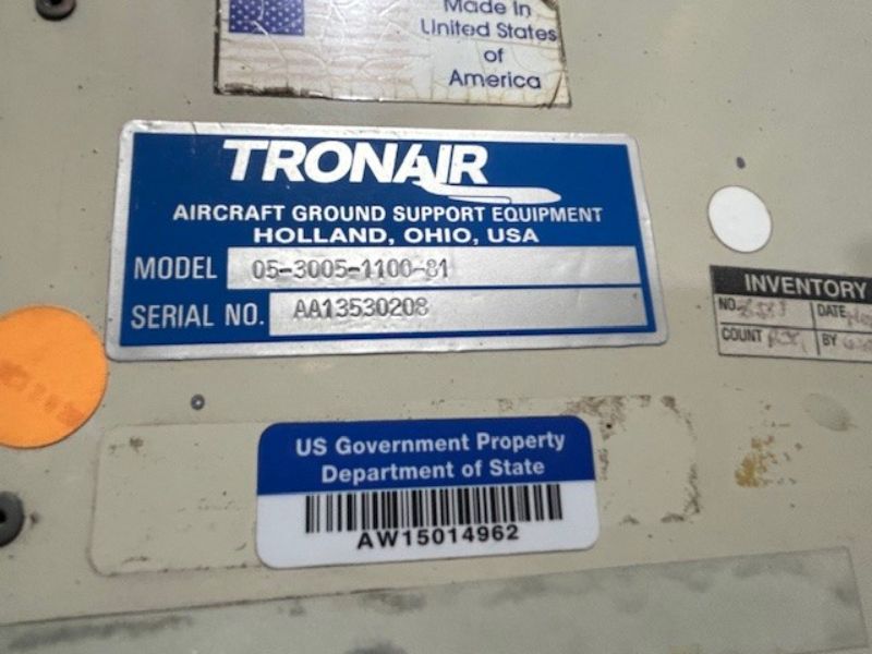 (1) LOT OF AIRCRAFT GROUND SERVICING EQUIPMENT