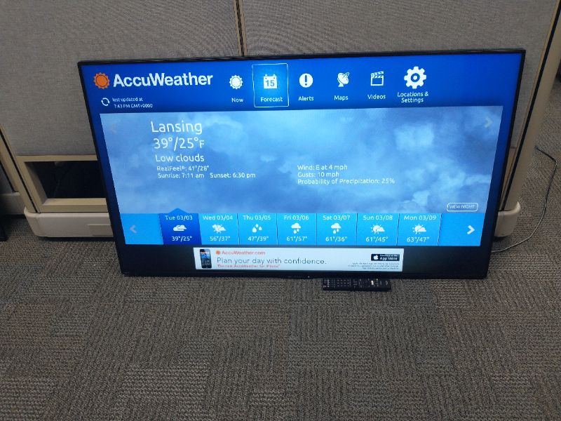 Sharp 60" Liquid Crystal TV Model LC-60LE661U