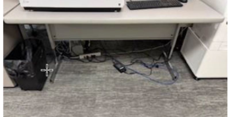 Tables with White Particle Board Top