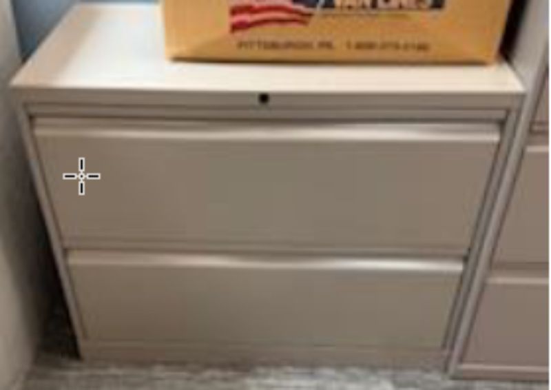 Metal 2-Drawer File Cabinet